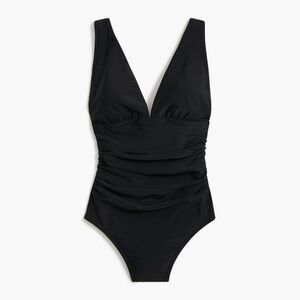 J.Crew Ruched Plunge One-Piece Swimsuit - NWT 3X